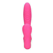 Vibrator dublu LOVELINE BY SHOTS Tongue Flickering and Heating Rabbit, cu funcție de încălzire, >10 funcții de vibrație, culoare roz