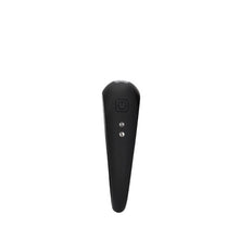 Inel vibrator pentru penis LOVELINE Vibrating Cock Ring, din silicon moale, 10 funcții de vibrație, negru