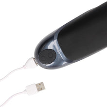 Masturbator automat LOVELINE Vibrating Masturbator, 10 funcții de vibrație, rezistent la apă, culoare negru