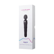 Aparat de masaj LOVENSE Domi 2 Wand Vibrator, control prin aplicație, funcții de vibrație nelimitate, sincronizare cu muzică, negru