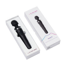Aparat de masaj LOVENSE Domi 2 Wand Vibrator, control prin aplicație, funcții de vibrație nelimitate, sincronizare cu muzică, negru