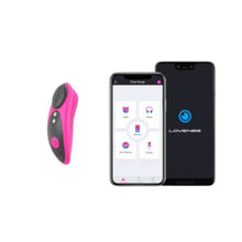 Stimulator LOVENSE - FERRI, control prin aplicatie, pentru stimularea clitorisului, 11.5 cm, culoarea roz cu negru