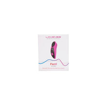 Stimulator LOVENSE - FERRI, control prin aplicatie, pentru stimularea clitorisului, 11.5 cm, culoarea roz cu negru