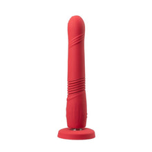 Vibrator LOVENSE Gravity, control prin aplicație, cu funcție de penetrare automată, vibrații nelimitate, 27 cm, roșu