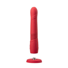 Vibrator LOVENSE Gravity, control prin aplicație, cu funcție de penetrare automată, vibrații nelimitate, 27 cm, roșu