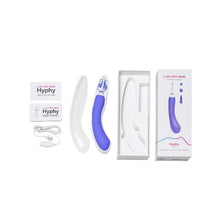 Vibrator multifunctional LOVENSE - HYPHY, control prin aplicatie, pentru stimularea punctului G si a clitorisului, culoarea mov si alb, 25 cm