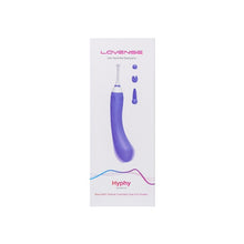 Vibrator multifunctional LOVENSE - HYPHY, control prin aplicatie, pentru stimularea punctului G si a clitorisului, culoarea mov si alb, 25 cm