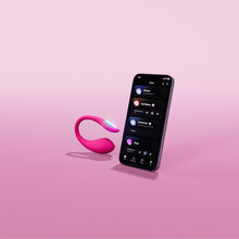 Vibrator LOVENSE Lush Mini, pentru stimularea clitorisului și punctului G, control prin aplicație, până la 7000 vibrații / minut, roz