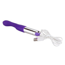 Vibrator LOVETOY Joy Versatile Tickler, pentru clitoris și zone erogene, cu 10 funcții de vibrație, rezistent la apă, mov cu argintiu