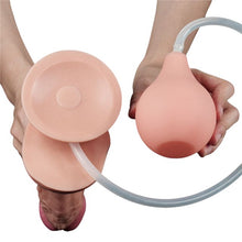 Dildo realist cu funcție de ejaculare LOVETOY Squirt Extreme 11”, bază cu ventuză pentru fixare, culoarea pielii, 28 cm