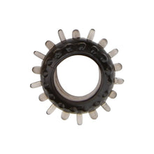 Set 6 inele pentru penis LOVING JOY Textured Rings (6 pack), din TPE, cu texturi variate, culoare negru