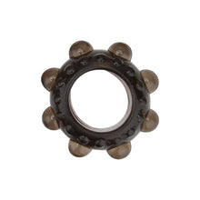 Set 6 inele pentru penis LOVING JOY Textured Rings (6 pack), din TPE, cu texturi variate, culoare negru