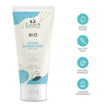 Lubrifiant LUXURIA Bio Aqua Lubricant, formulă naturală pe bază de apă, cu efect de lungă durată, 100 ml (albastru)