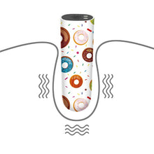 Vibrator tip Bullet LoveToy - Donut Massager, pentru stimularea clitorisului, 8.5 cm, alb