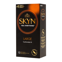 Prezervative MANIX Skyn Large, fără latex, lubrifiate, subțiri și rezistente, diametru 56 mm, 10 bucăți