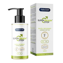 Gel MEDICA-GROUP Super Orgasm Stop, pentru întârzierea ejaculării, efect ușor de răcire, cu aloe vera și mușețel, 150 ml