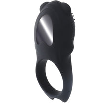 Inel vibrator MIA - COLOSSEO COCK RING, pentru extensia penisului si stimularea clitorisului, controlat prin telecomanda, din silicon, negru