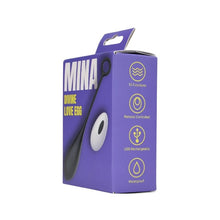 Ou vibrator MINA Divine Love Egg, control prin telecomandă, 10 funcții de vibrație, rezistent la apă, negru