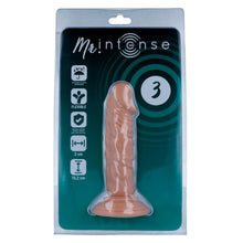 Dildo realistic MR INTENSE 3 Realistic Cock, senzatie catifelata asemanatoare pielii, hipoalergenic, culoarea pielii, 16.2 cm