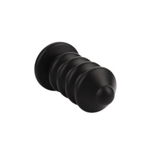 Plug anal MR. STEEL Ass Blaster Small, în formă de șurub, diametru 3.8 cm, lungime 9 cm (mic), negru