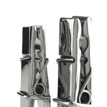 Clești MR. STEEL Clothespins Nipple Clamps, utilizare pe sfârcuri în jocuri BDSM, din oțel inoxidabil, argintiu
