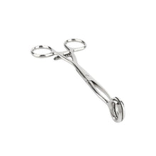 Forceps MR. STEEL Cube Tongs, pentru jocuri BDSM și roleplay, din oțel inoxidabil, lungime 16 cm, culoare argintiu