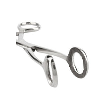 Forceps MR. STEEL Cube Tongs, pentru jocuri BDSM și roleplay, din oțel inoxidabil, lungime 16 cm, culoare argintiu
