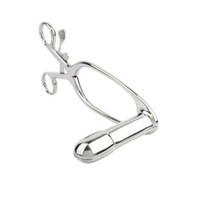 Plug anal MR. STEEL Barr Rectal Speculum Large, în formă de specul, din oțel inoxidabil, lungime 20 cm (mare), argintiu