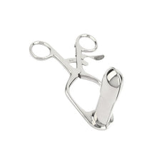 Plug anal MR. STEEL Barr Rectal Speculum Small, în formă de specul, din oțel inoxidabil, lungime 15 cm (mic), argintiu