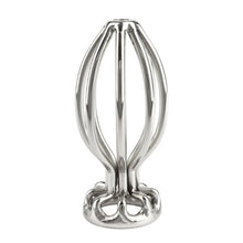 Plug anal MR. STEEL Round Wire Plug Small, design deschis cu tije din oțel inoxidabil, lungime 6.6 cm (mic), argintiu
