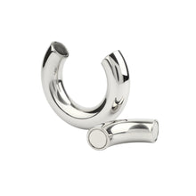 Inel pentru testicule MR. STEEL MBS Stackable Weight, cu deschidere magnetică, din oțel inoxidabil, diametru 3.9 cm (mic), argintiu