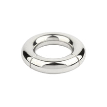 Inel pentru testicule MR. STEEL MBS Stackable Weight, cu deschidere magnetică, din oțel inoxidabil, diametru 3.9 cm (mic), argintiu