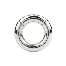 Inel pentru testicule MR. STEEL MBS Stackable Weight, cu deschidere magnetică, din oțel inoxidabil, diametru 4.2 cm (mediu), argintiu
