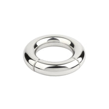 Inel pentru testicule MR. STEEL MBS Stackable Weight, cu deschidere magnetică, din oțel inoxidabil, diametru 4.2 cm (mediu), argintiu
