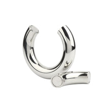 Inel pentru testicule MR. STEEL MBS Stackable Weight, cu deschidere magnetică, din oțel inoxidabil, diametru 4.8 cm (mare), argintiu