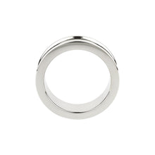 Inel pentru penis MR. STEEL The Imperator C-Ring, din oțel inoxidabil, diametru 4.5 cm (mare), argintiu