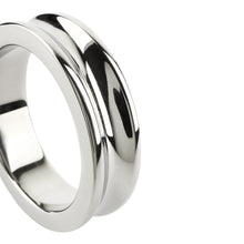 Inel pentru penis MR. STEEL The Imperator C-Ring, din oțel inoxidabil, diametru 4.5 cm (mare), argintiu