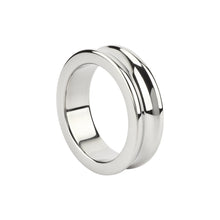 Inel pentru penis MR. STEEL The Imperator C-Ring, din oțel inoxidabil, diametru 4.5 cm (mare), argintiu