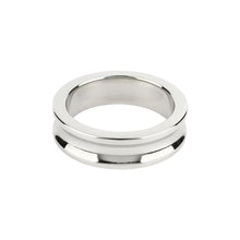 Inel pentru penis MR. STEEL The Imperator C-Ring, din oțel inoxidabil, diametru 4.5 cm (mare), argintiu