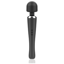 Aparat de masaj NAOMI WAND Super Strong, tip Hitachi, pentru corp si zone intime, 20 functii de vibratie, negru