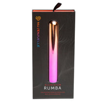Stimulator clitoris NU SENSUELLE Aluminum Rumba, cu funcție de încălzire, 12 funcții de vibrație, roz
