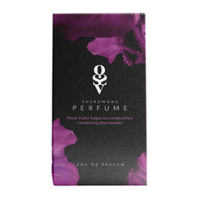 Parfum cu feromoni pentru femei OBSESSIVE FUN Floral-Fruity, note de cașmir, boabe de tonka, praline și vanilie, mov, 30 ml