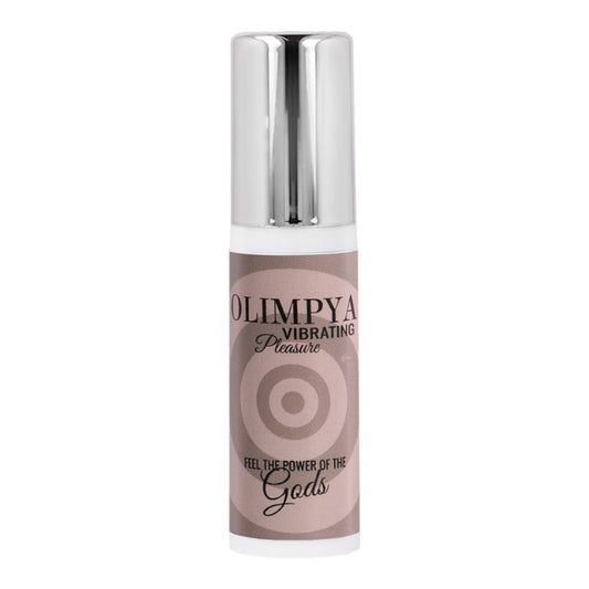Ulei vibrator unisex OLIMPYA Vibrating Pleasure, pentru stimularea zonelor intime, cu efect puternic de furnicături, 6 ml (bej)
