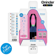 Ou vibrator ONINDER Love Pleasure Fun Colors, control prin aplicație, cu funcție de rotație 360°, din silicon, roz deschis