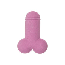 Bombă de baie efervescentă OOTB Willy, în formă de penis, pentru băi erotice în cuplu, cu aromă de căpșuni, roz