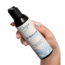 Lubrifiant ORGIE All-Natural Acqua, pe bază de apă, formulă naturală, fără parabeni, fără parfum, 150 ml