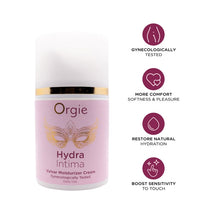 Cremă intimă ORGIE Hydra Intima, pentru îngrijirea vaginului, susține hidratarea naturală, testată ginecologic, 50 ml