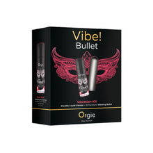 Set erotic ORGIE Vibe! Bullet, gel intim aromat Dual Vibe! cu efect de furnicături + vibrator bullet cu 10 funcții de vibrație (roz)