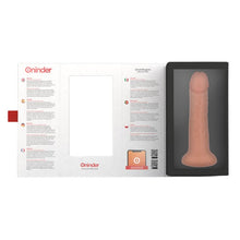 Dildo Oninder Bogota, control prin aplicație, vibrator bullet inclus, 9 funcții de vibrație, 17.5 cm, culoarea pielii