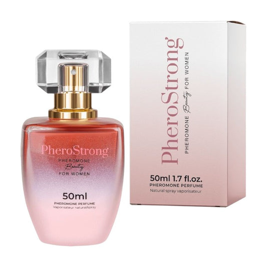 Parfum cu feromoni PHEROSTRONG Beauty, pentru femei, cu note de mandarină, iasomie și vanilie, 50 ml